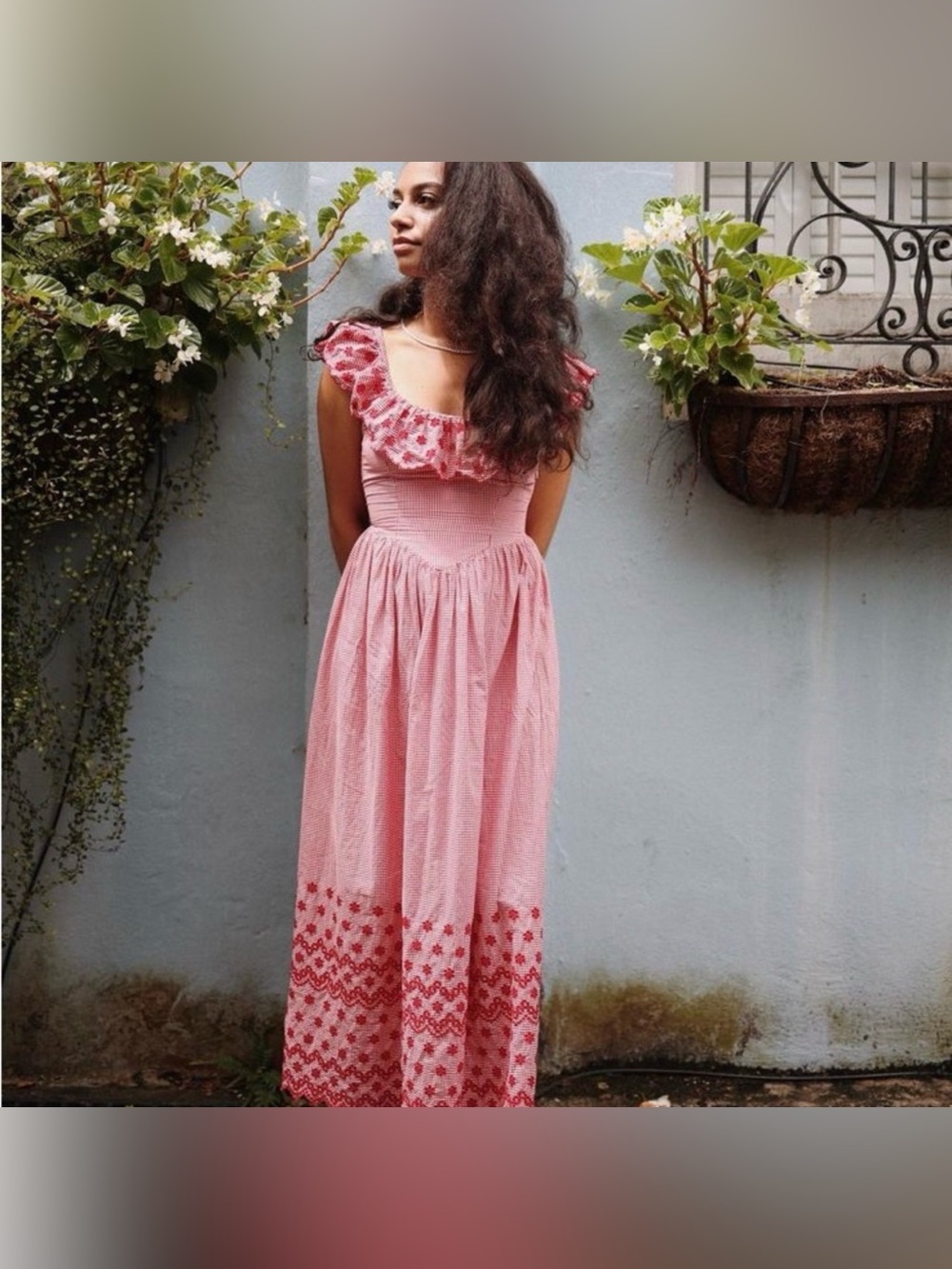 ISO Doen Liesel in Cerise Paris Gingham